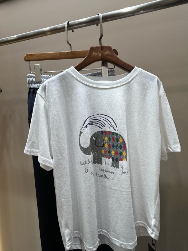 夏季休闲白t透气宽松8613