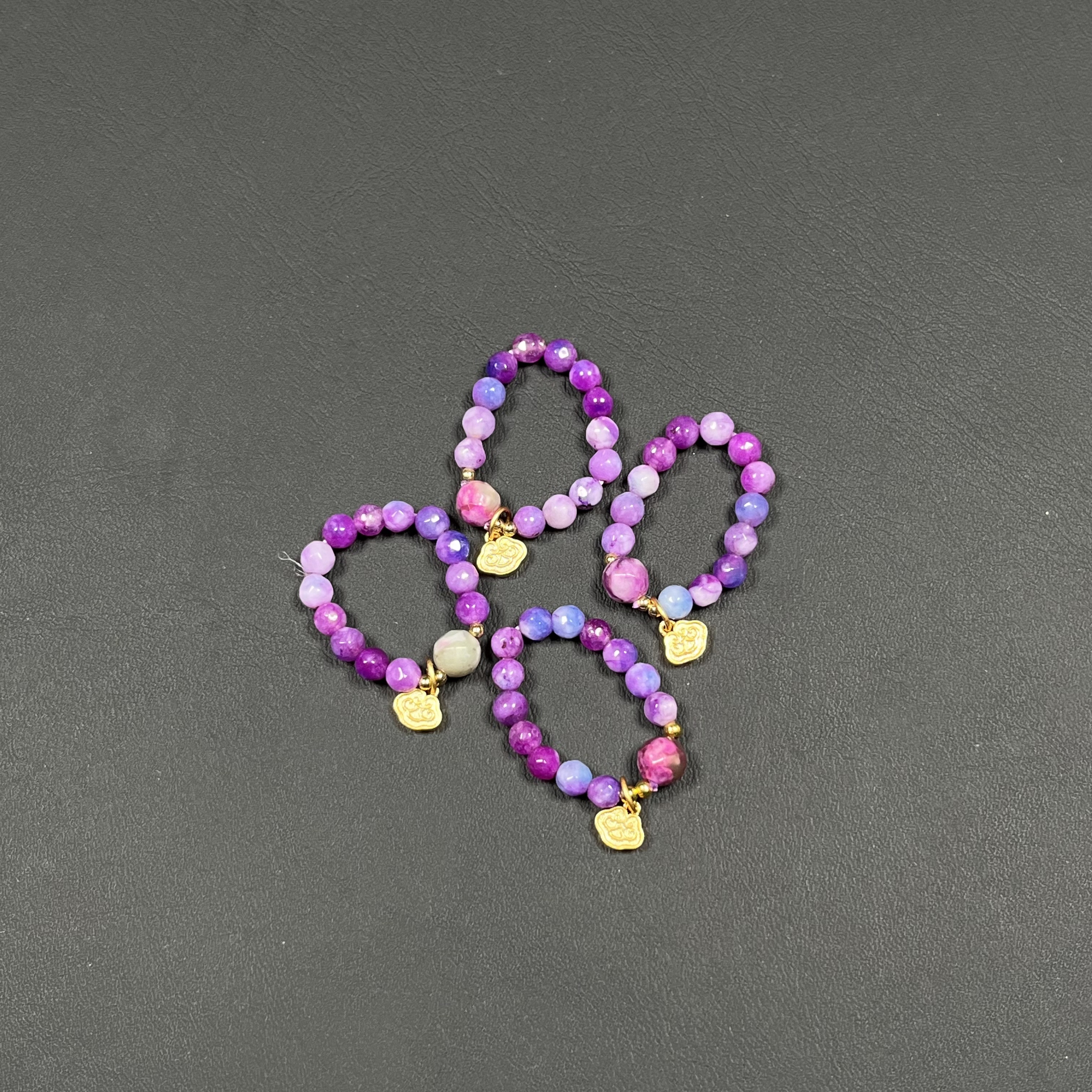 一枫臻选 老料樱花紫指环(多样性发其一) SJL065