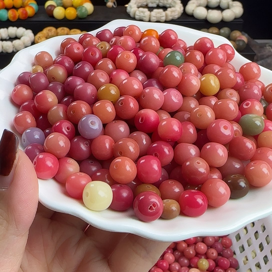 手串菩提根/象牙果微瑕卡10樱桃酪桶500颗