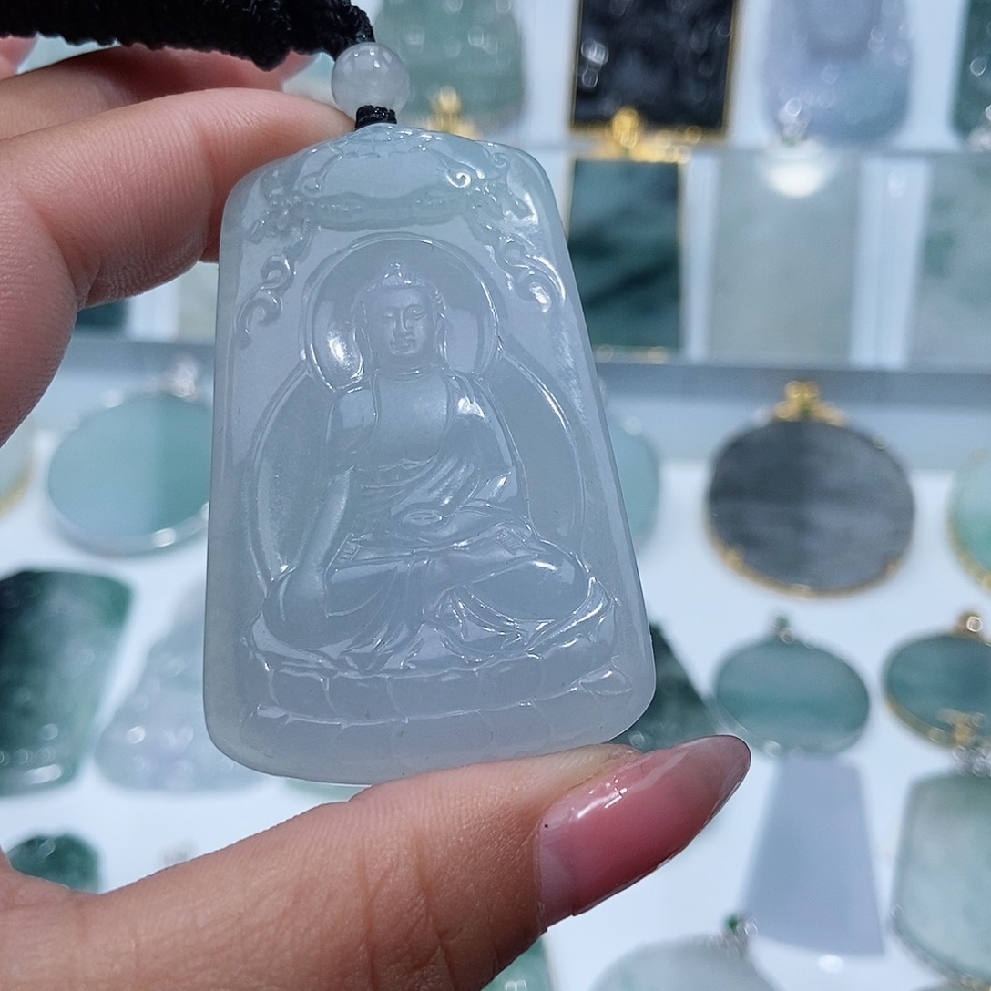 翡翠吊坠(不含链)未镶嵌夜*缅甸