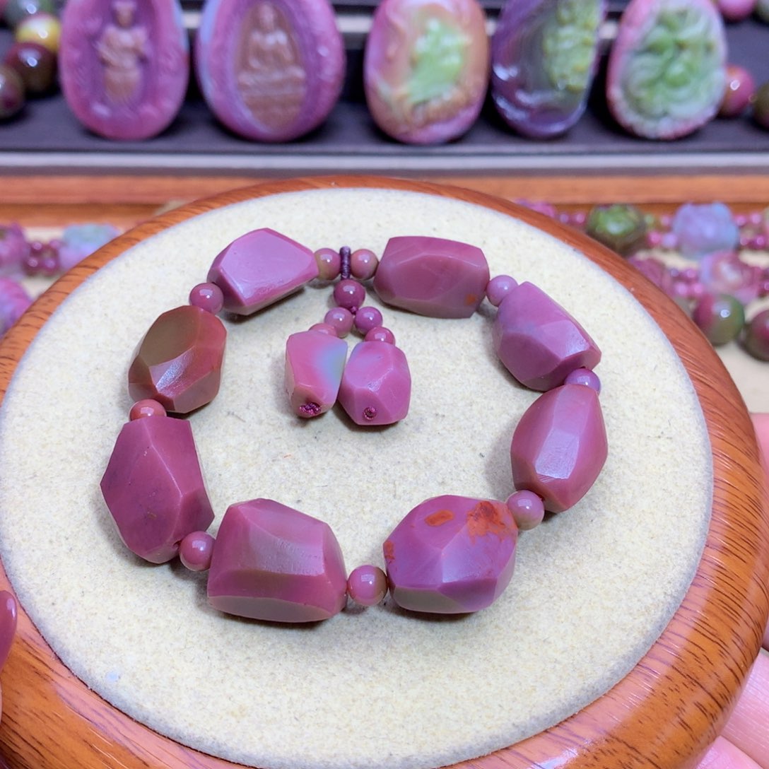 玛瑙手链未镶嵌盐源