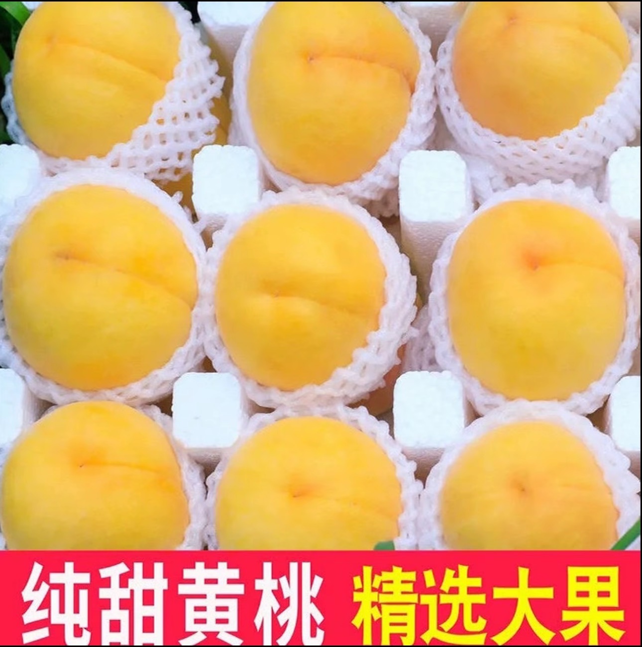 【正宗湖北枣阳黄桃】产地发货当季新鲜湖北黄桃软糯脆甜果园现摘