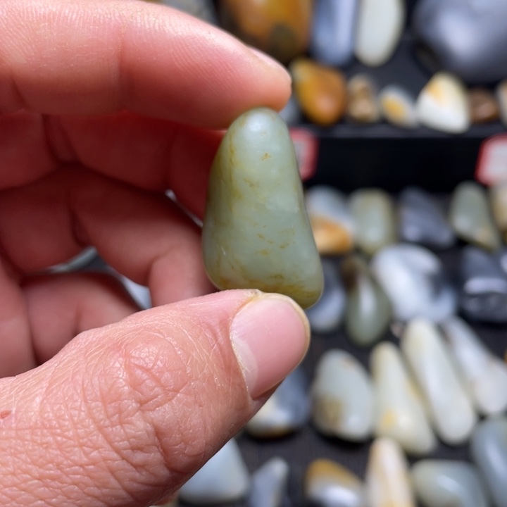 和田玉未镶嵌挂件50