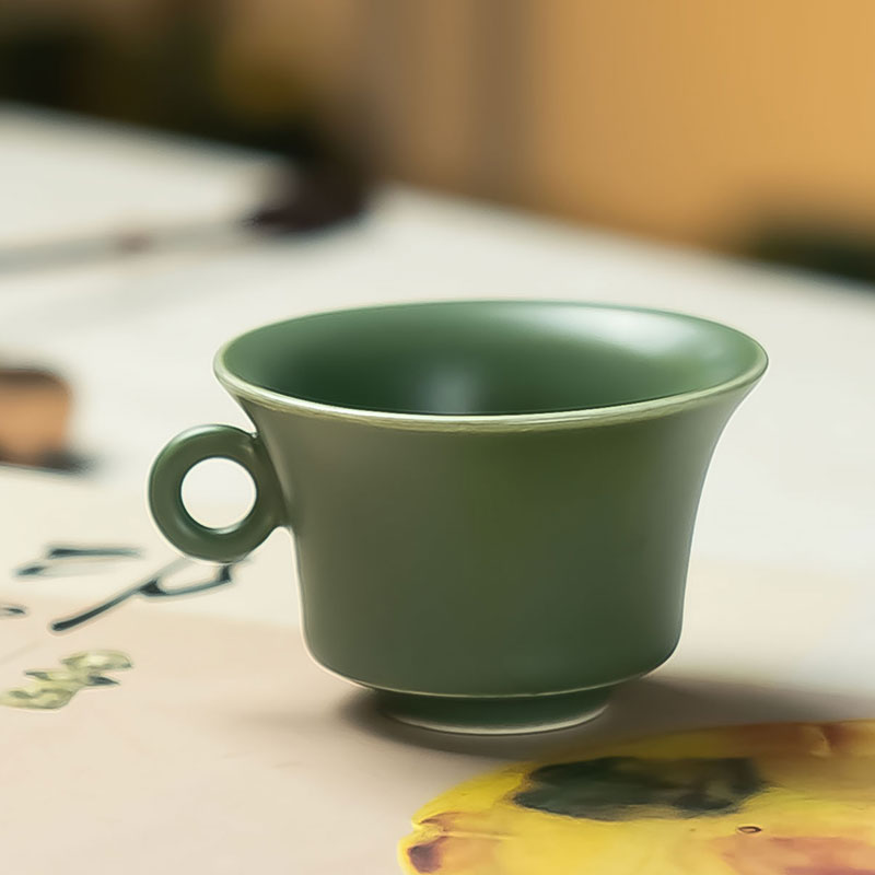 【空山月】邛窑青瓷临邛杯高档创意居家送礼茶道用具高级茶具茶杯