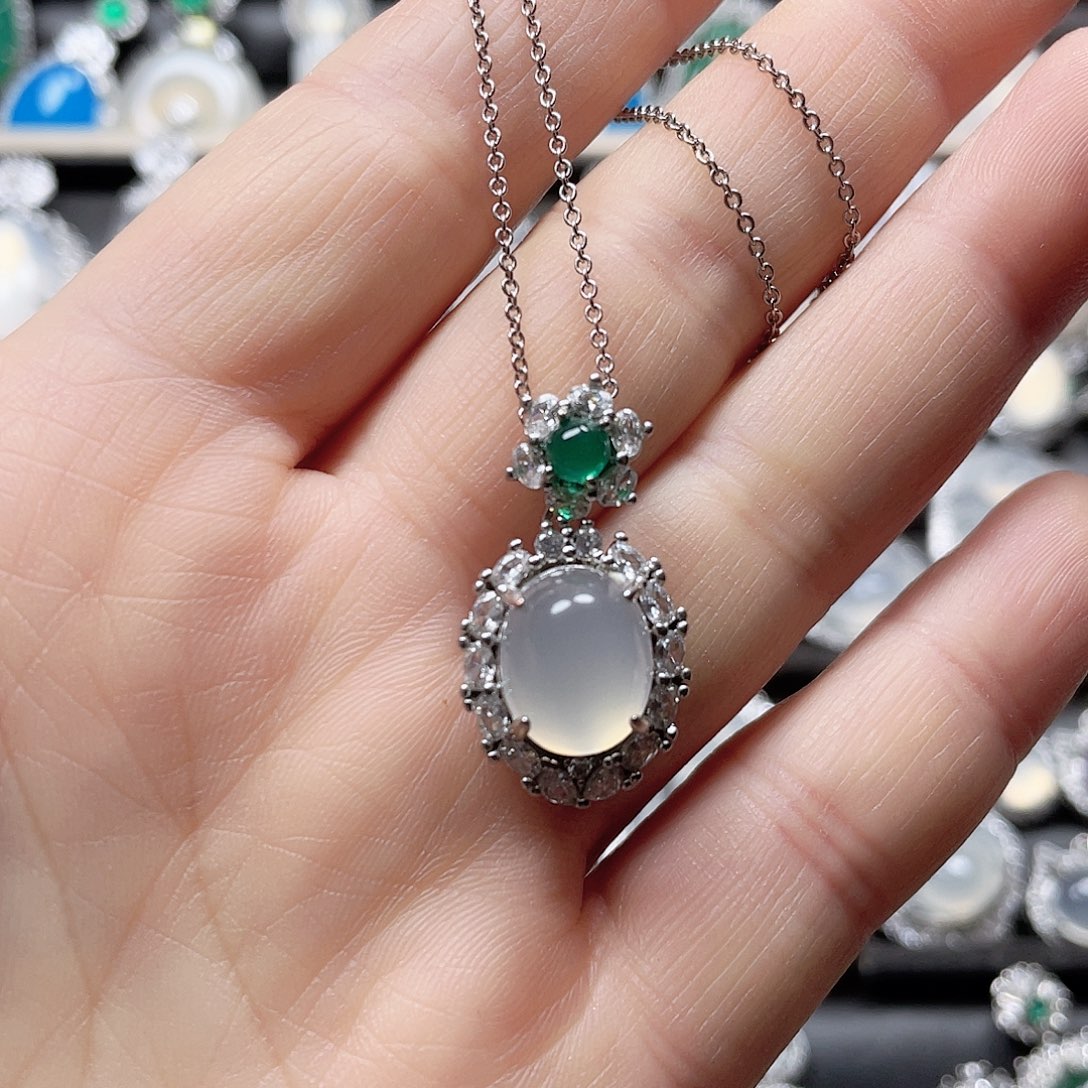 玛瑙/玉髓挂件合金