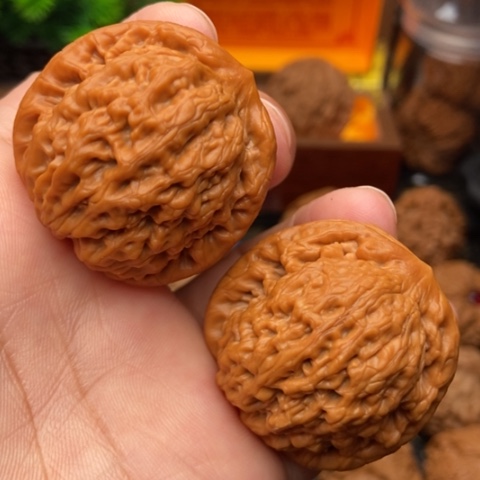 文玩核桃吊坠金公子38精修