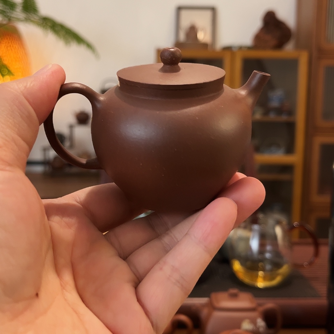 紫砂茶壶紫砂老紫泥古韵宫灯