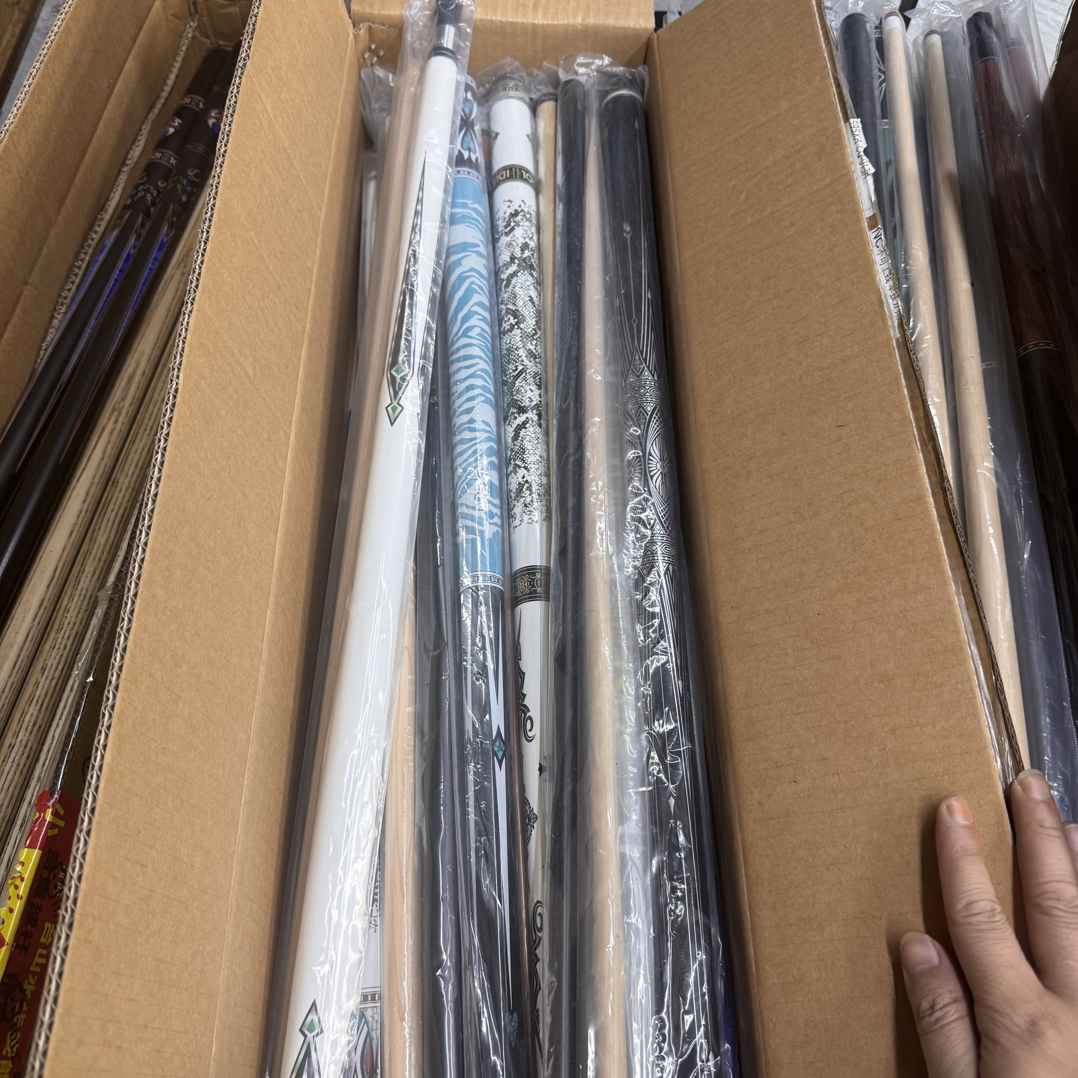 中式台球杆白蜡木枫黑科技