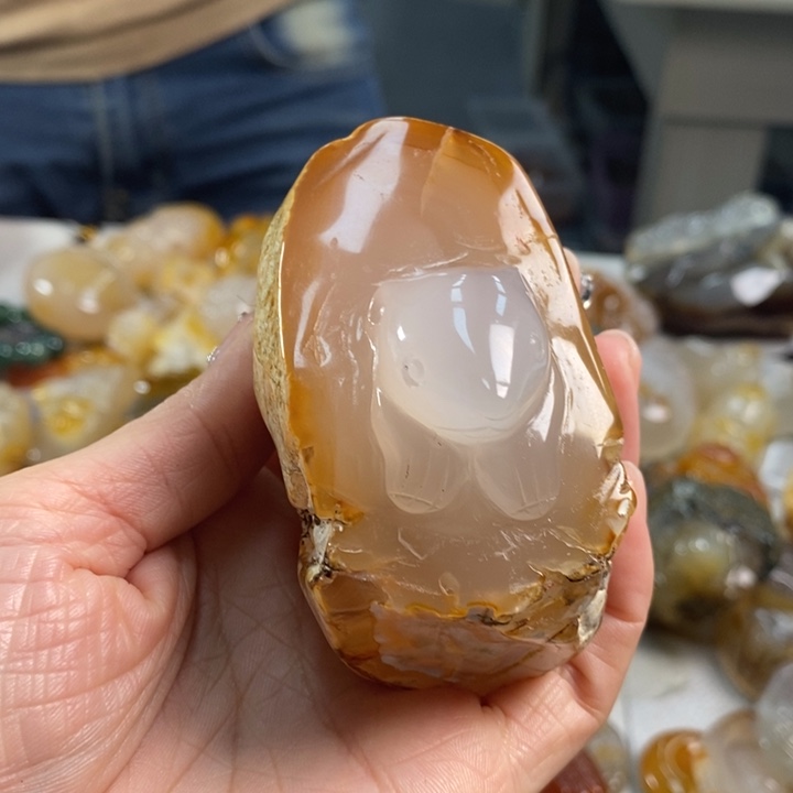 玛瑙/玉髓吊坠(不含链)未镶嵌