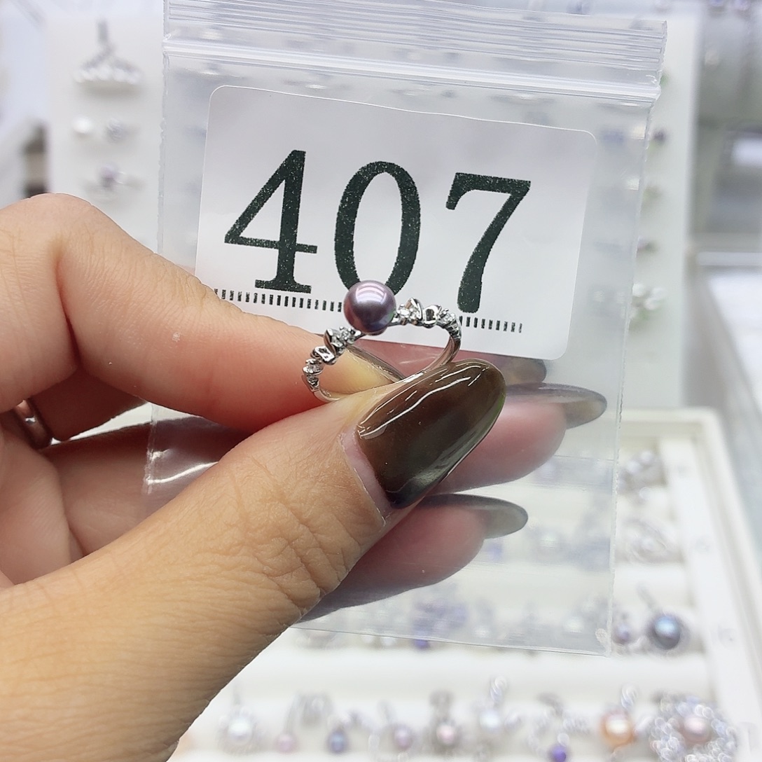 卫***终淡水珍珠珠宝奇石银S925镶嵌407