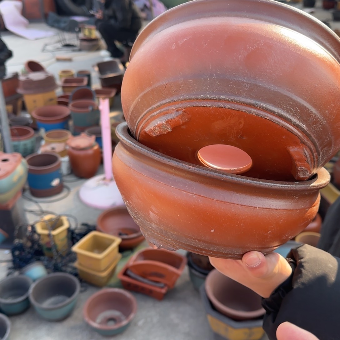 紫砂花盆口径15.8口径