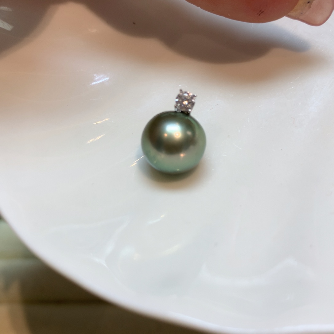 海水珍珠颈饰14K金镶嵌