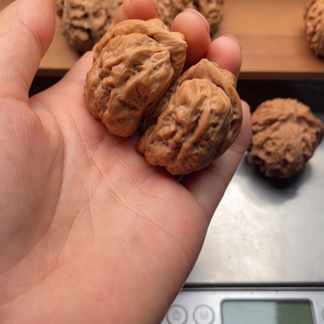 吊坠文玩核桃双胞胎半壁江山