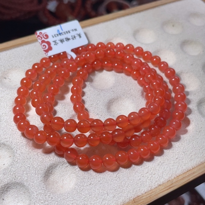 南红玛瑙未镶嵌5咪保山冰红857