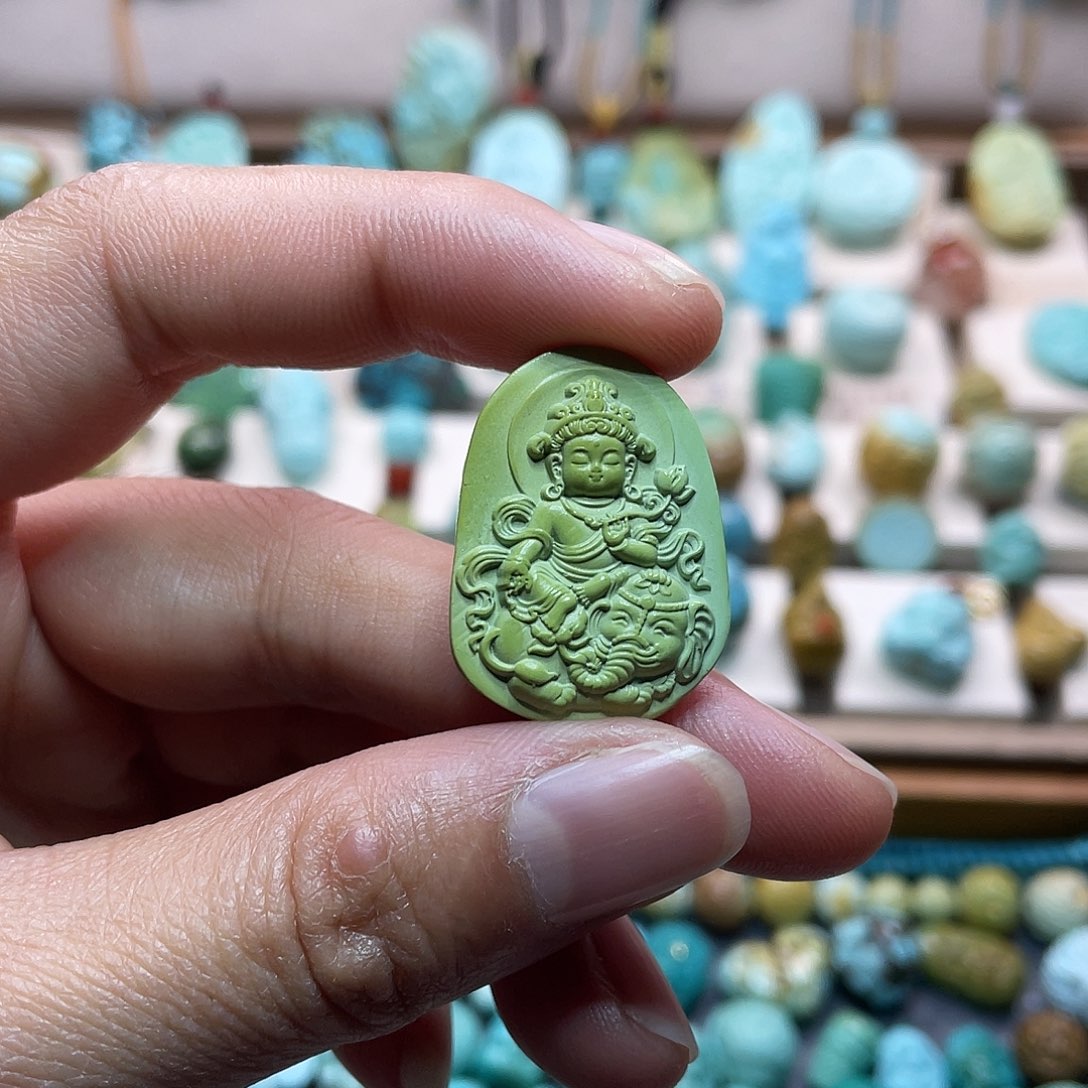 绿松石未镶嵌配饰