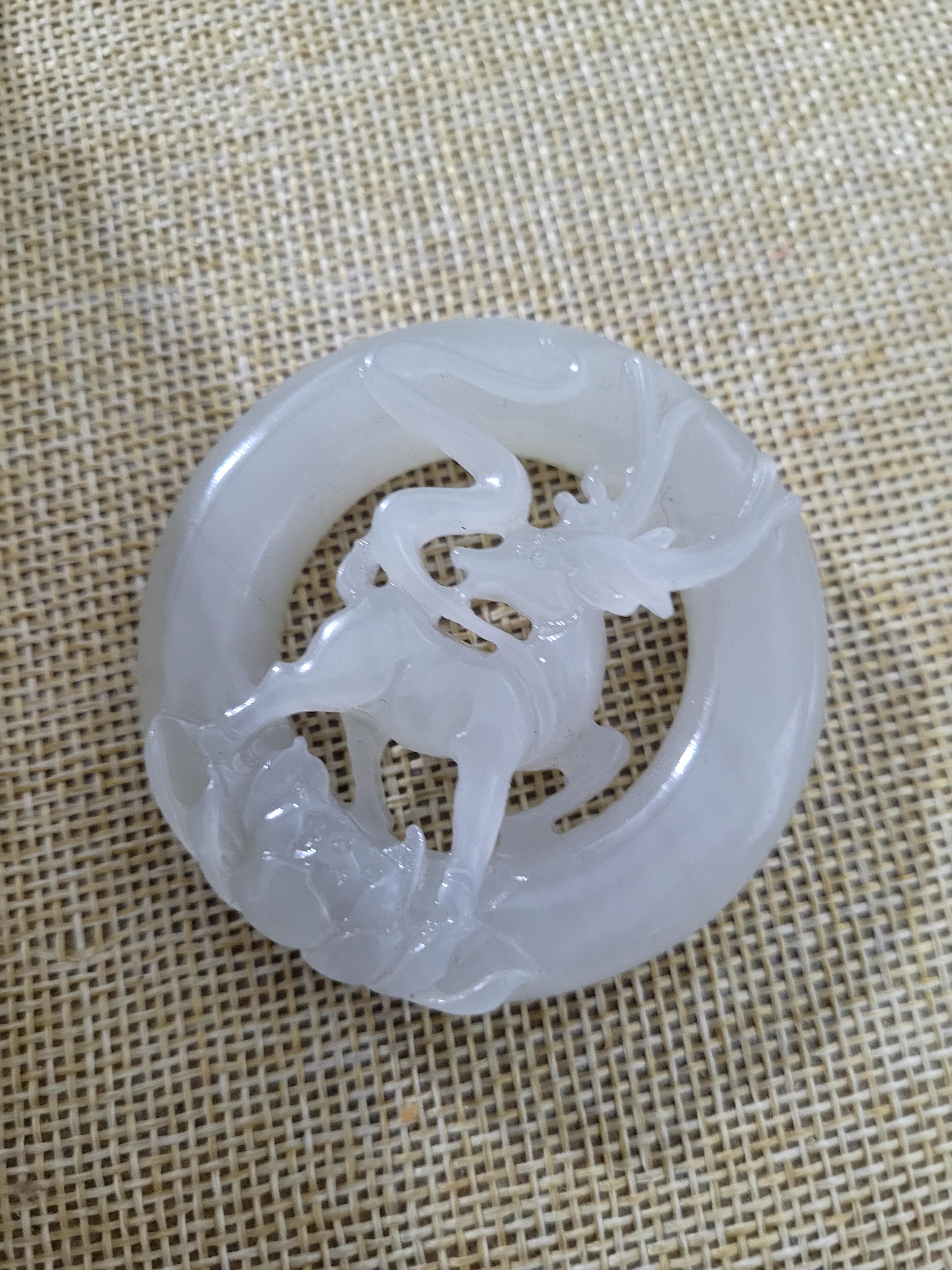 新疆和田玉一路有你挂件