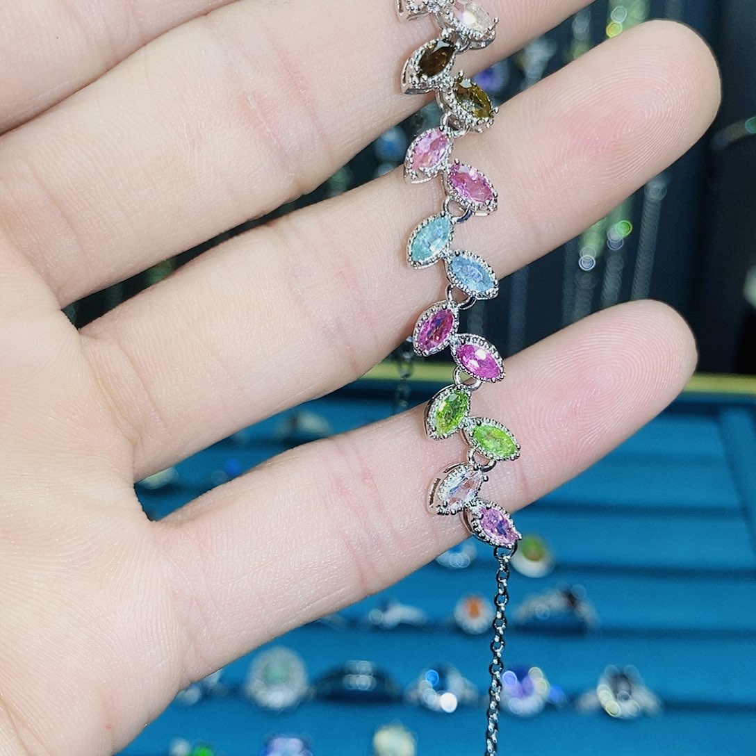 紫晶珠宝半成品银S925镶嵌