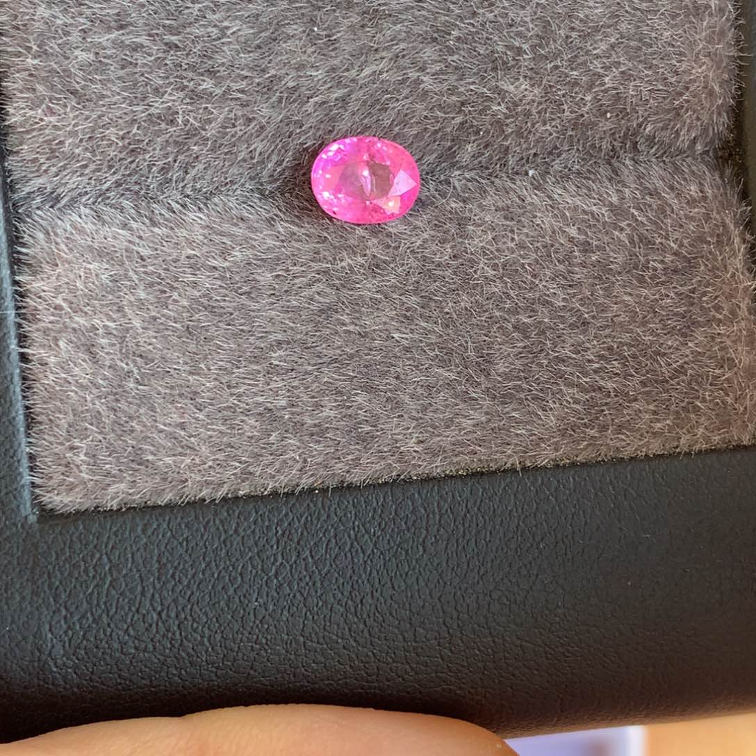 裸石蓝宝石缅甸天然粉蓝宝