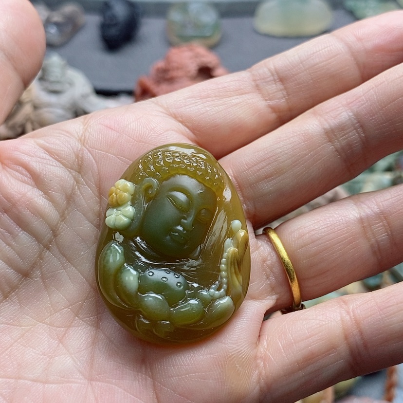 【闪购商品】未镶嵌吊坠定制石英质玉