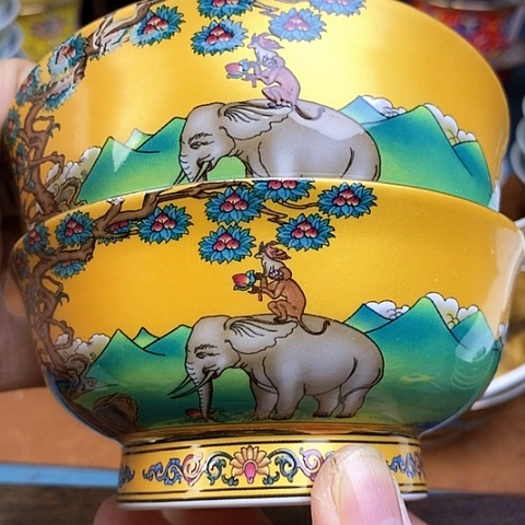 景德镇陶瓷藏式茶碗