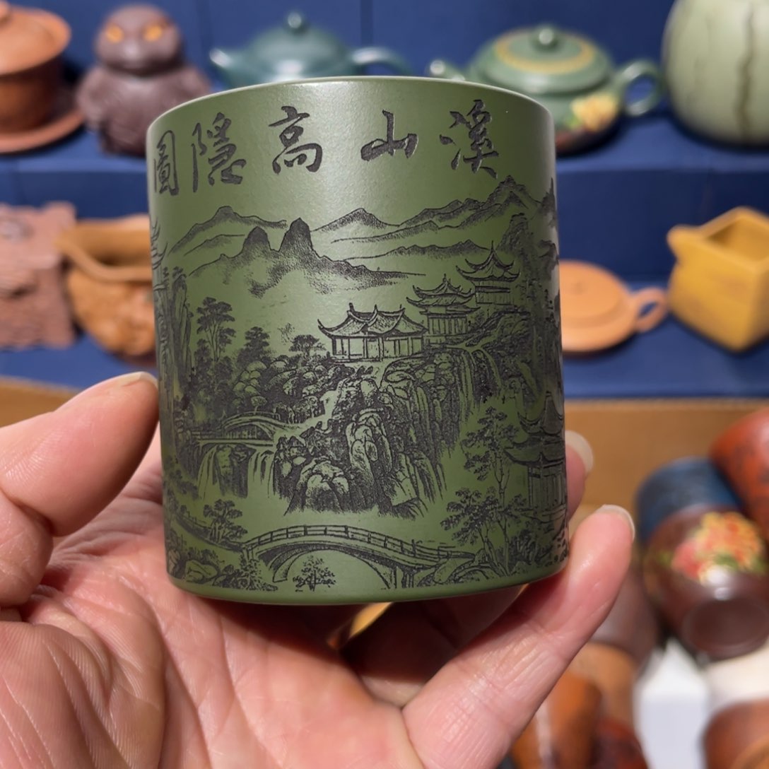 原矿紫砂手工主人杯