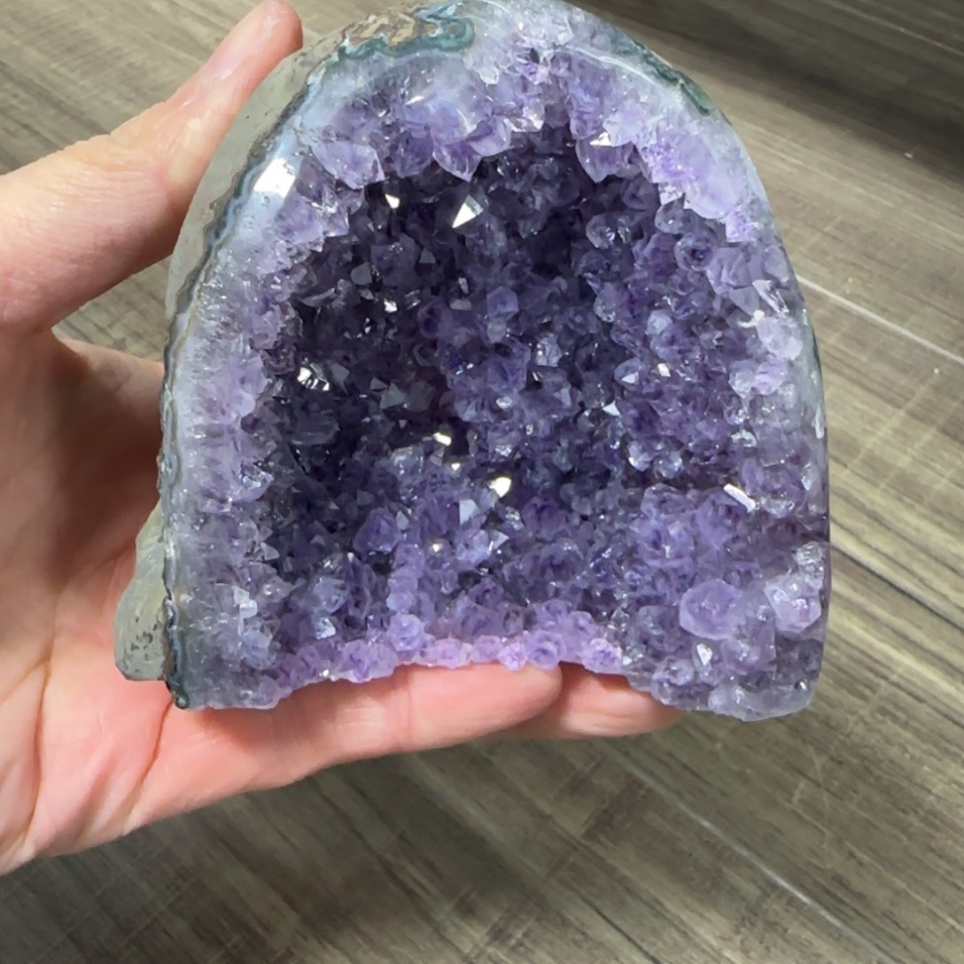 紫晶珠宝半成品未镶嵌摆件