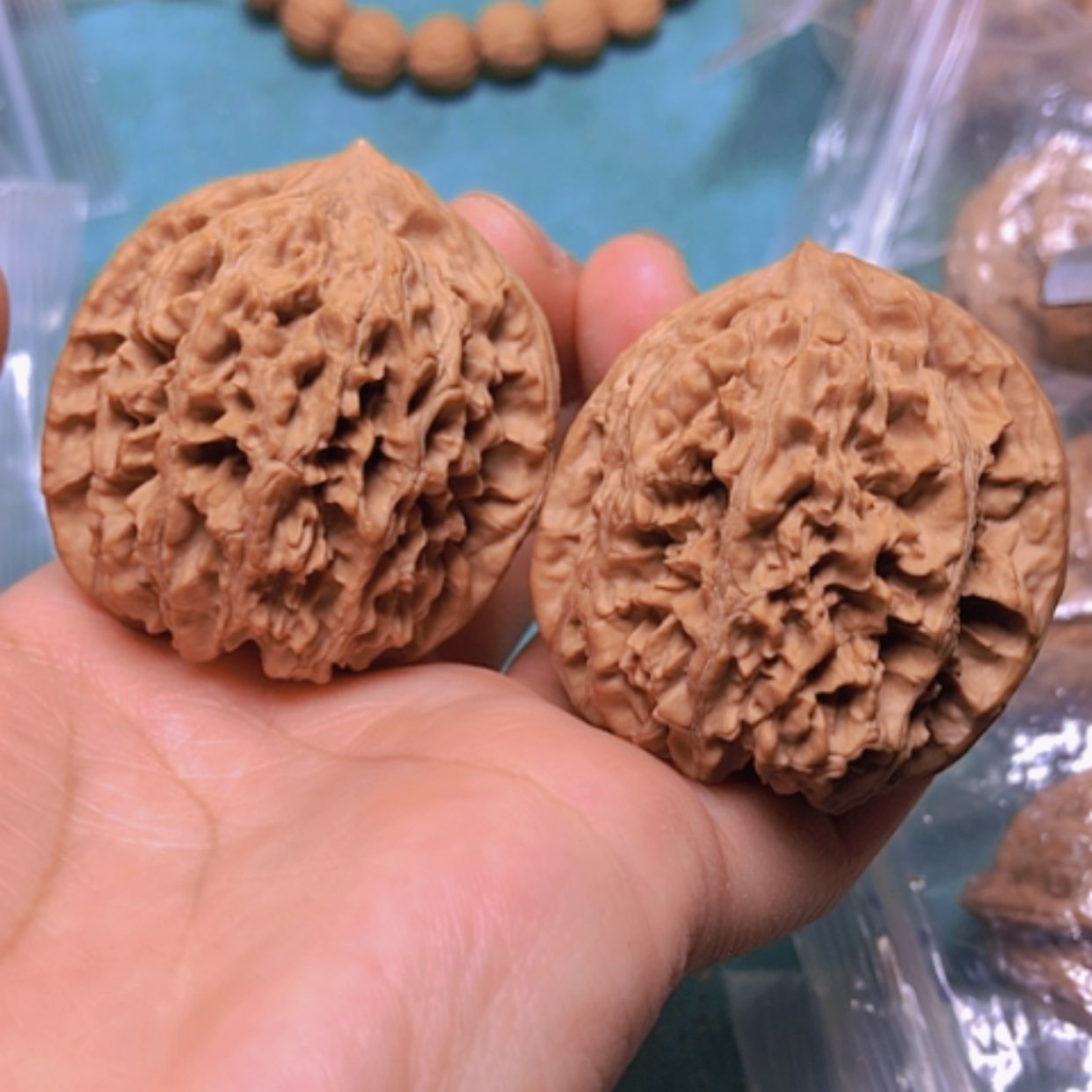 【闪购商品】核桃把件41中国大花有修