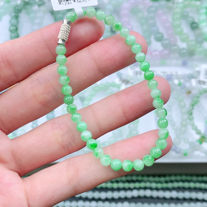 未镶嵌手链翡翠翡翠