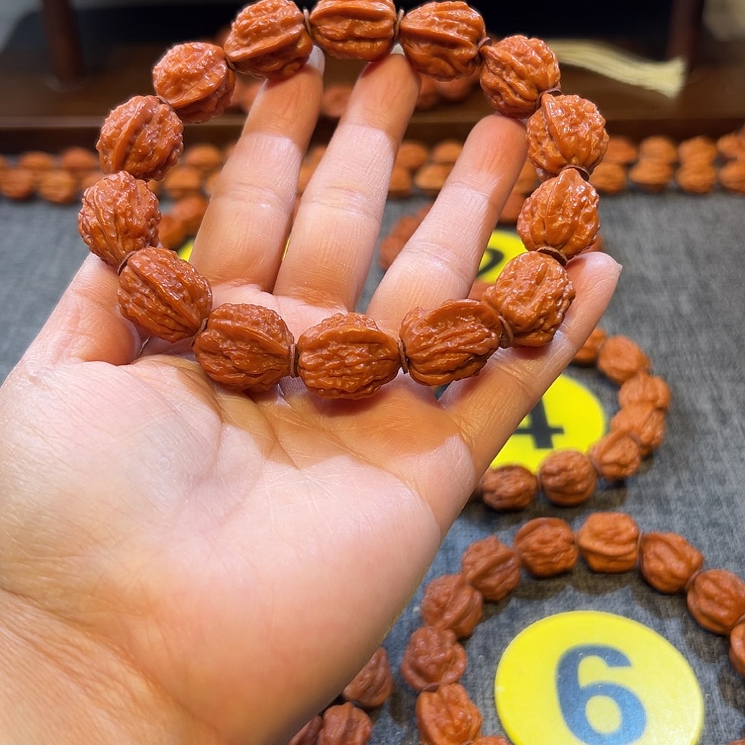 文玩核桃手串小金蟾