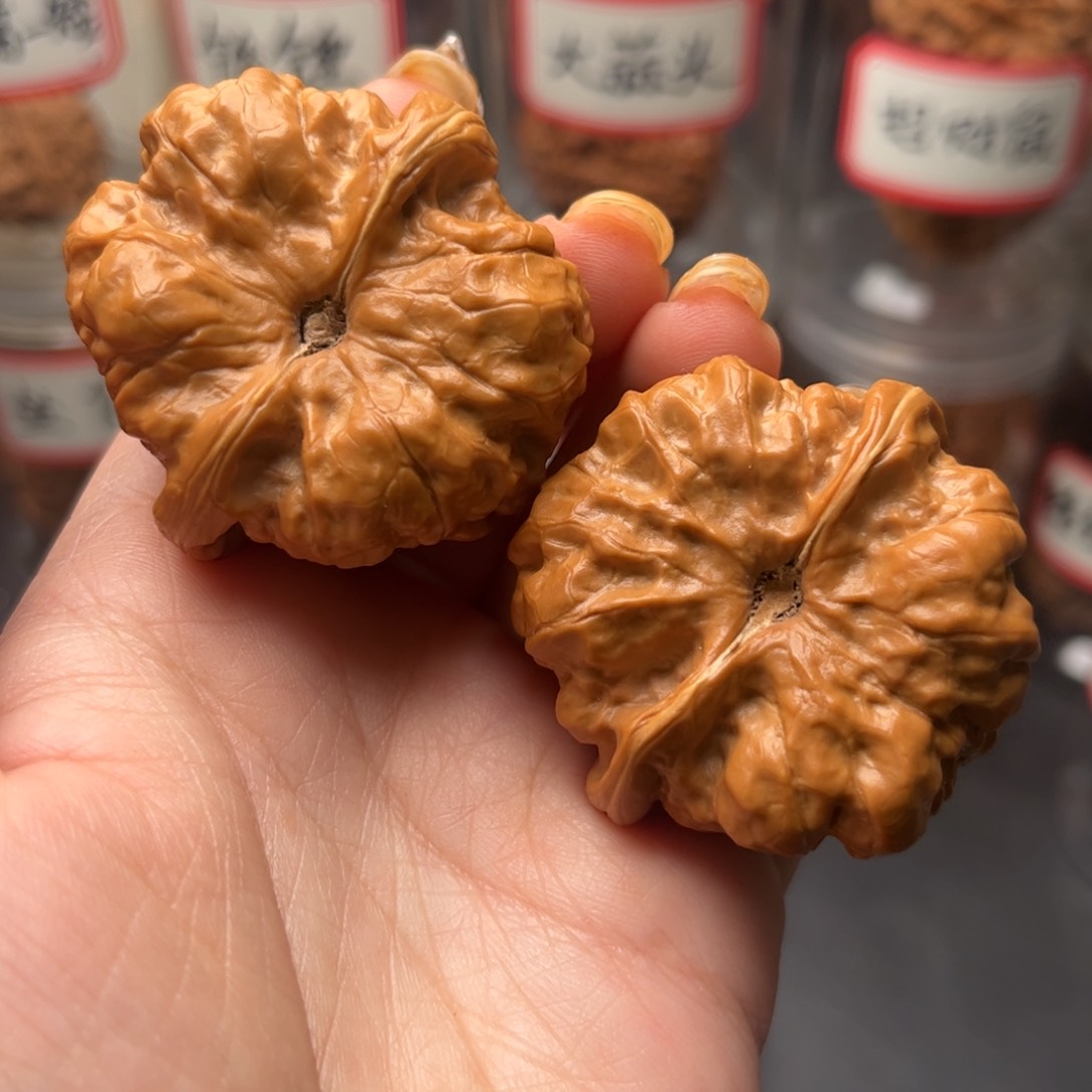 文玩核桃把件乐**呵蛤蟆头43