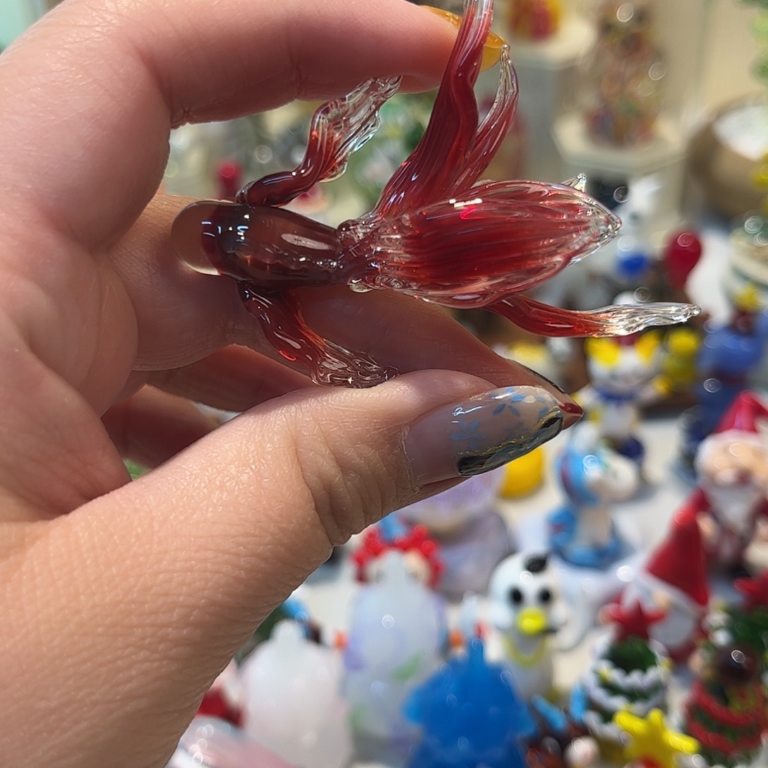 手工艺品琉璃锦鲤