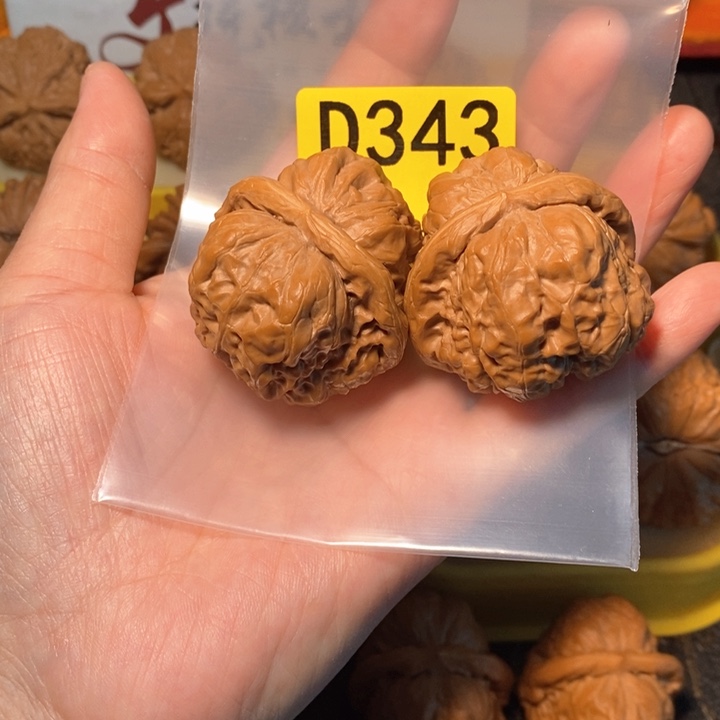 文玩核桃把件小***车蛤蟆头 40.5 42.5