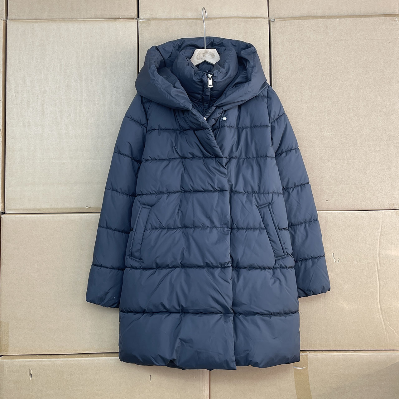 外贸沅货！！俄罗斯单！！加厚保暖冬蓬松中长款棉衣棉服休闲外套女