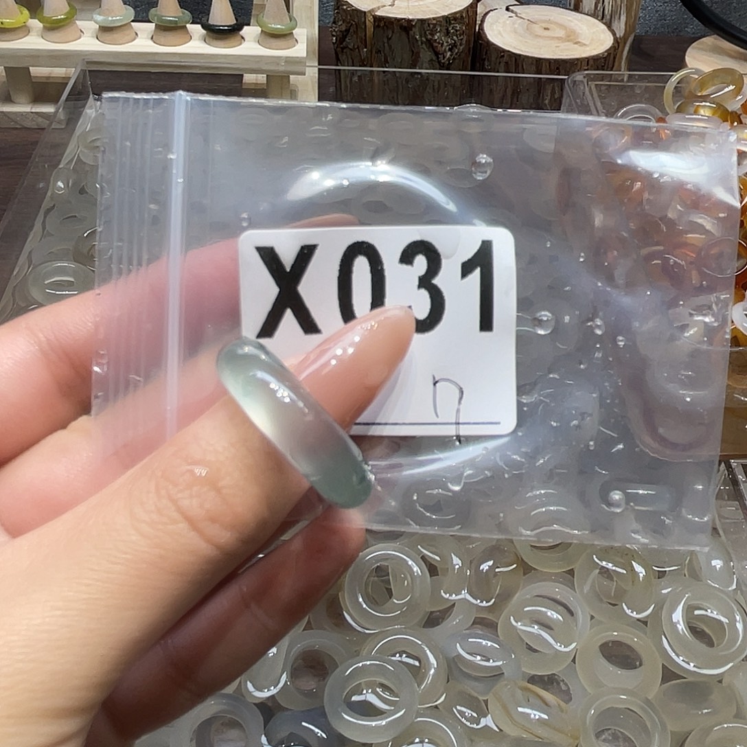 玛瑙/玉髓未镶嵌戒指031