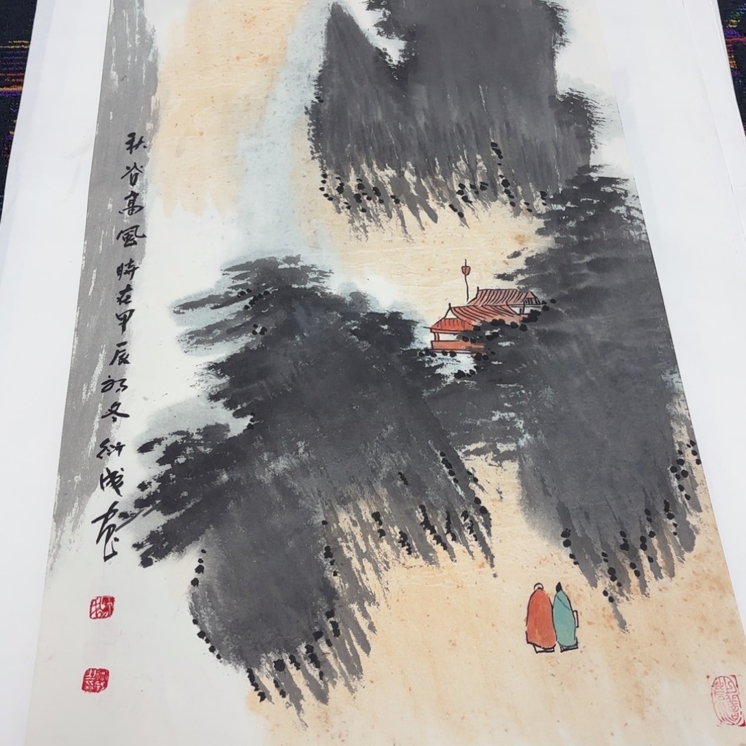 国画国画老师作品刘