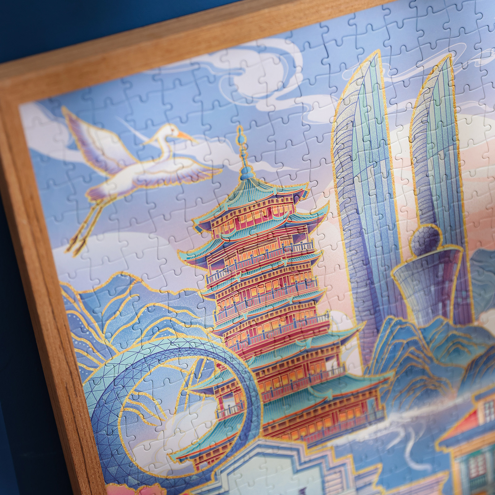 厦门城市旅游纪念解压益智拼图青少年成人AR1000片纸质礼