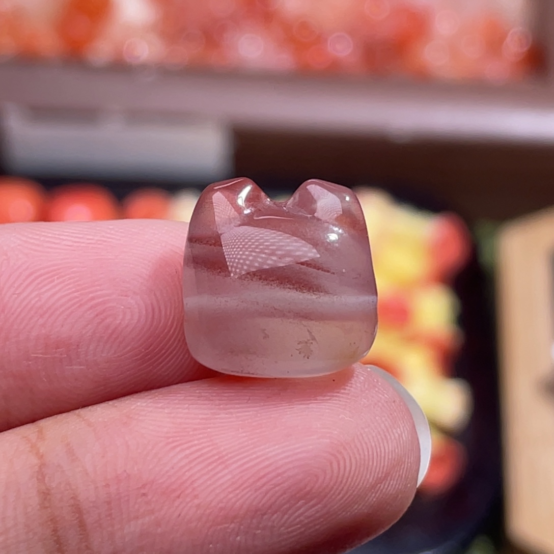 南红玛瑙未镶嵌挂件3944