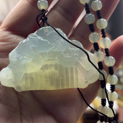 岫玉挂件未镶嵌挂件