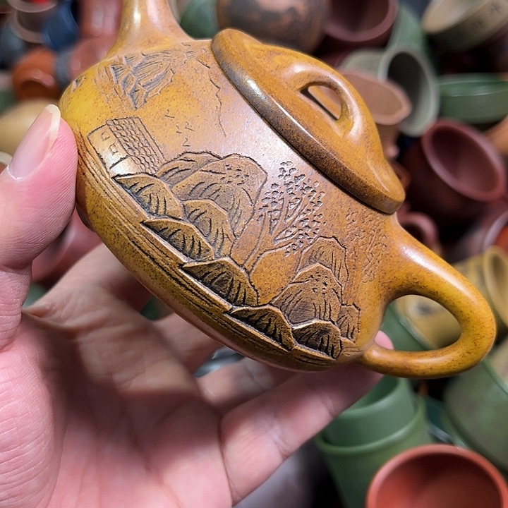 紫砂茶杯全手工紫砂主人杯