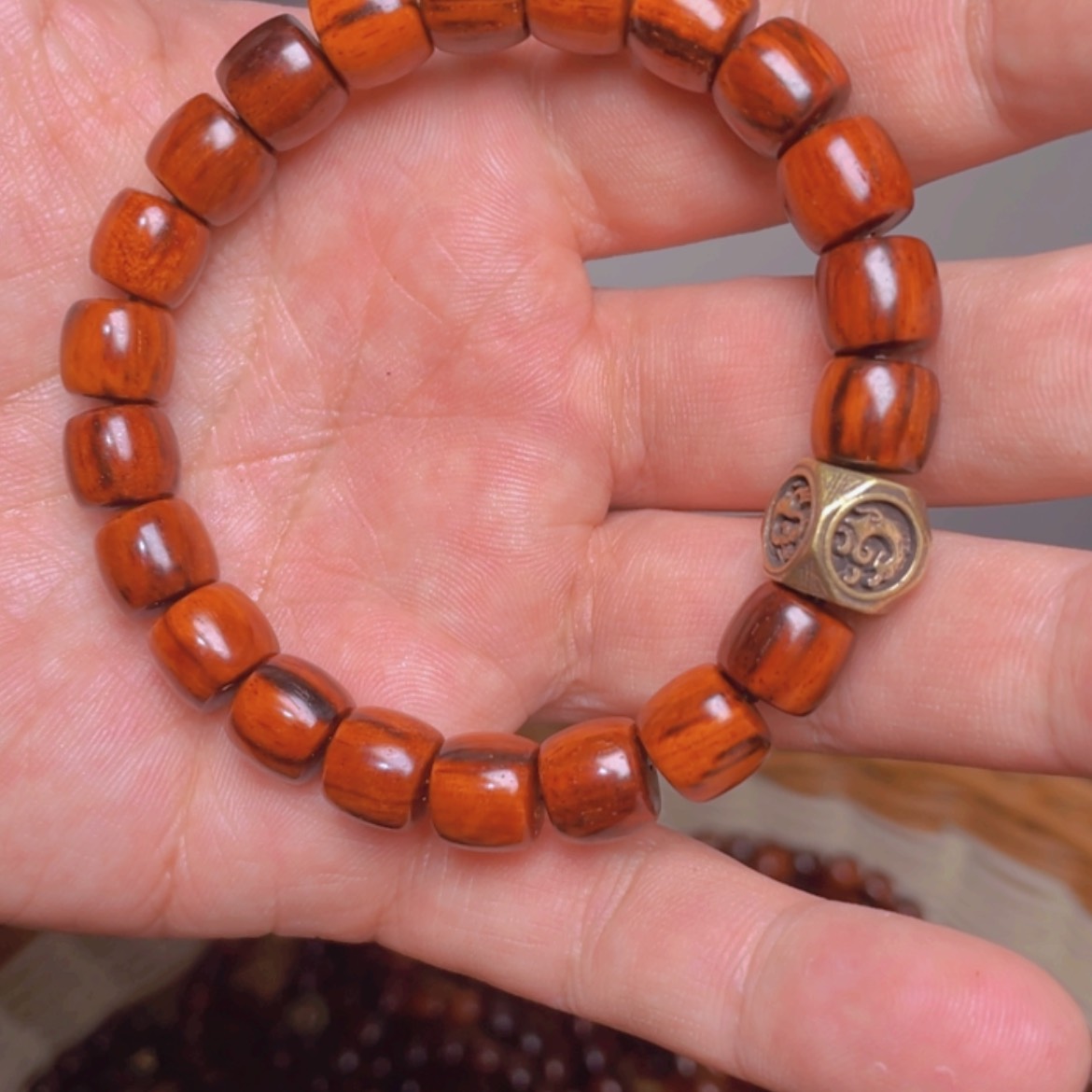 【闪购商品】檀香紫檀（小叶紫檀）手串/手链印度小叶紫檀1.0单圈