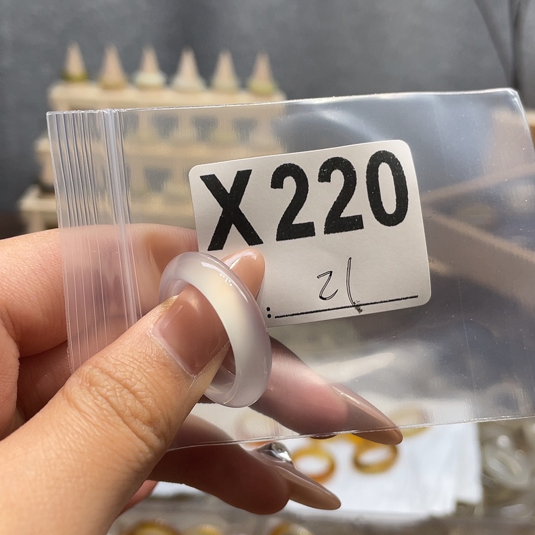玛瑙/玉髓未镶嵌戒指220