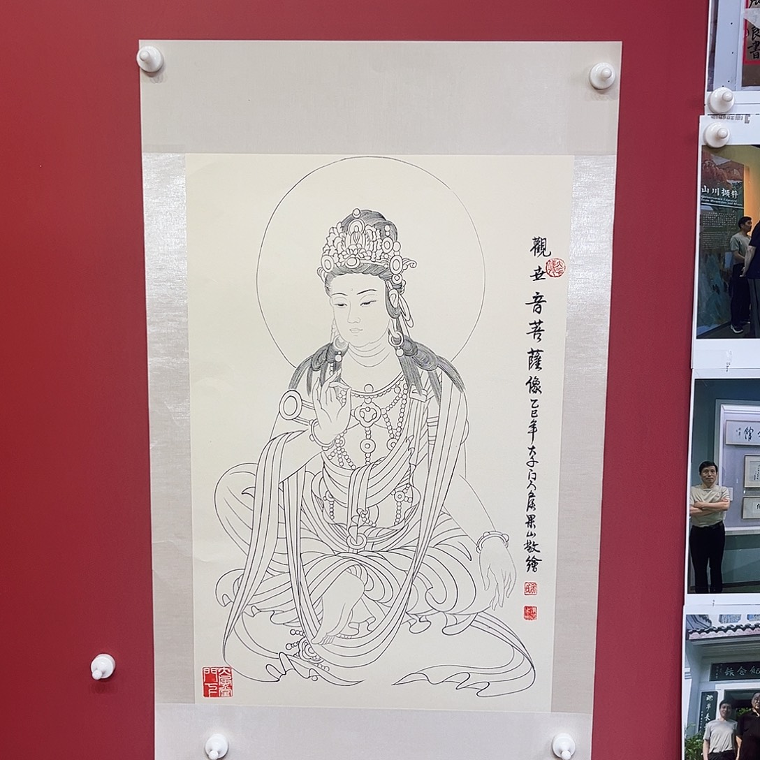 顺***子国画侯果山老师国画作品月 