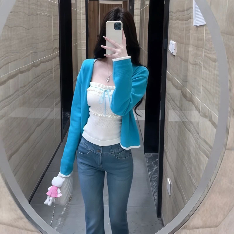 【过款编码】Ying妮妮子秋款韩系毛衣针织衫开衫百搭上衣合集