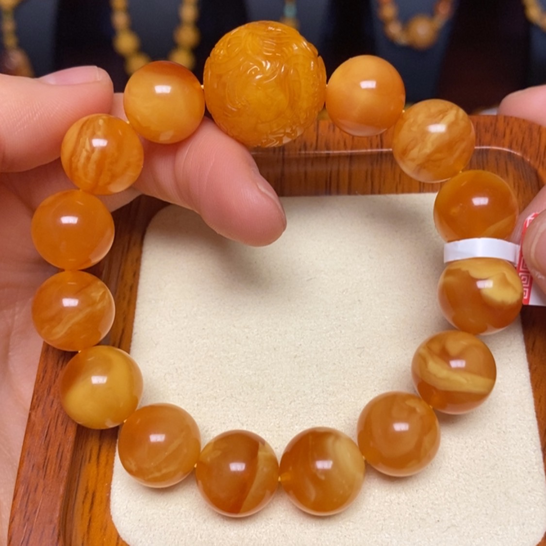 【闪购商品】蜜蜡手链未镶嵌手串