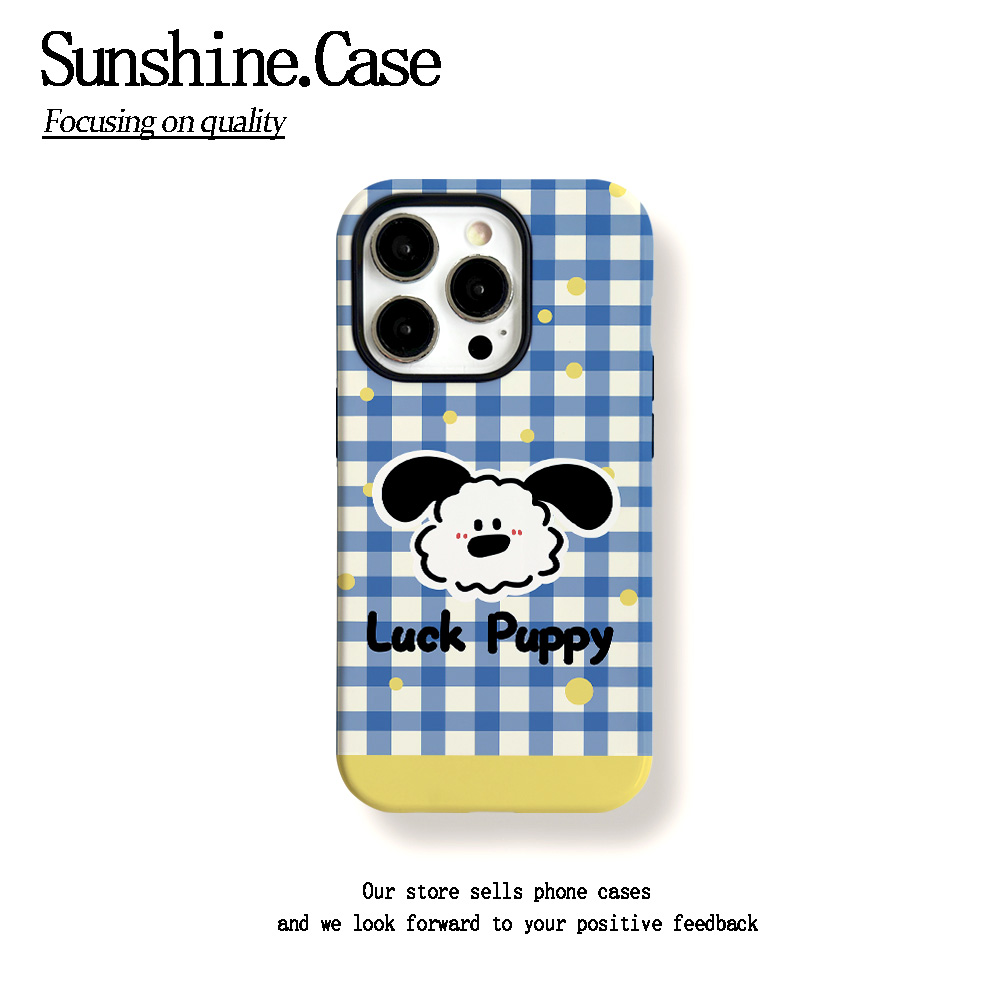 菲林二合一适用苹果华为vivo小米oppo手机壳幸运狗头16PRO/15