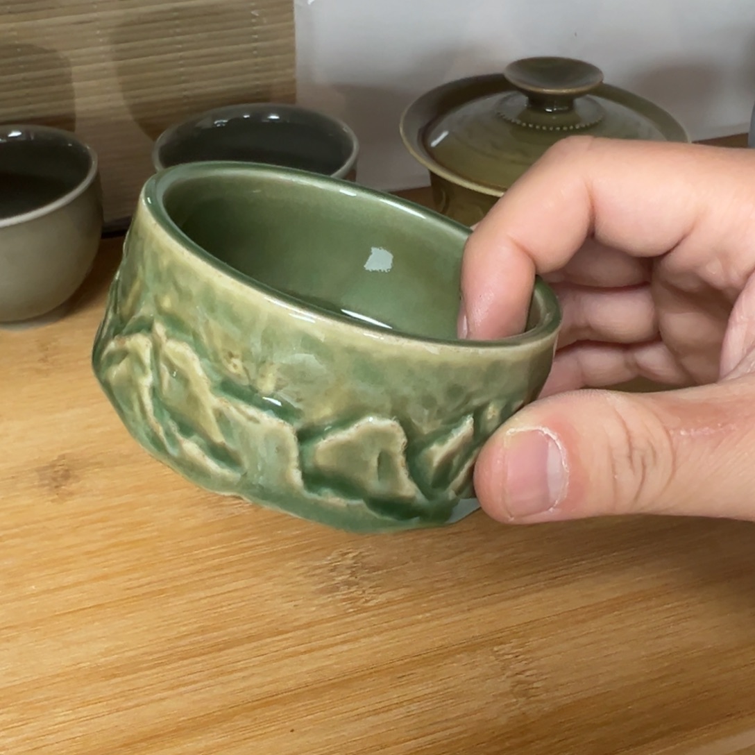 青瓷茶器青瓷茶器微瑕