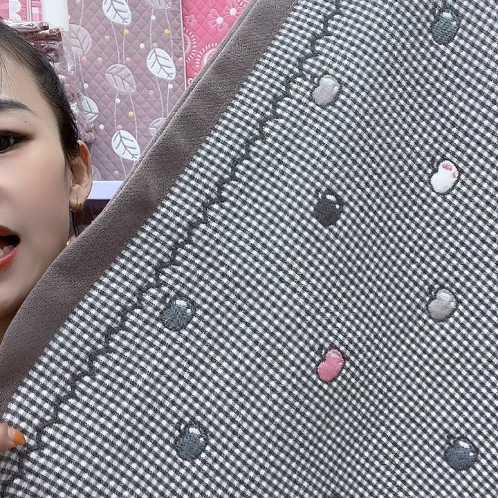 棉咖色小苹果纯棉