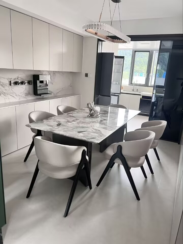 北美白蜡木实木椅子餐椅家用餐桌靠背椅高级感设计师餐椅轻奢餐椅