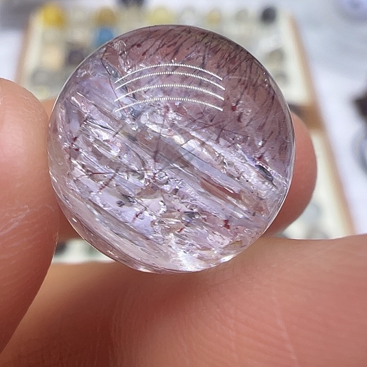 未镶嵌紫晶珠宝半成品