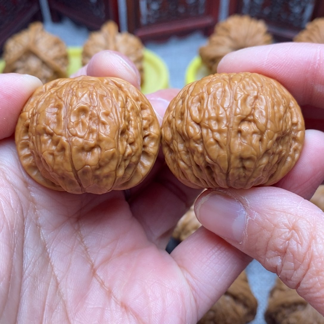 文玩核桃把件全品毕业绝配手捻34+尺